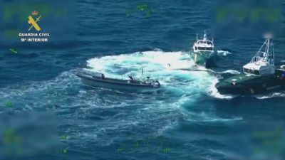 Guardia Civil captura 1.700 kilos de hachís en Chipiona (Cádiz) y detiene a 4 personas