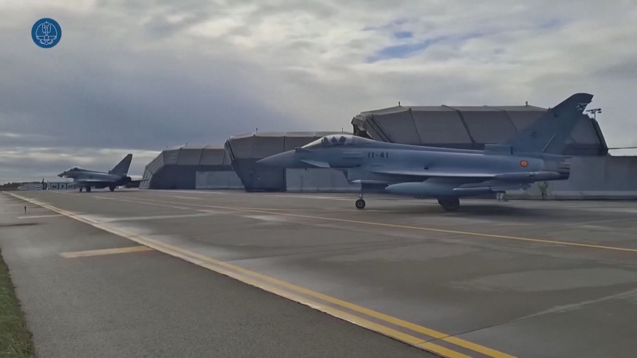 La OTAN activa a dos cazas españoles en Lituania para interceptar a dos aviones rusos
