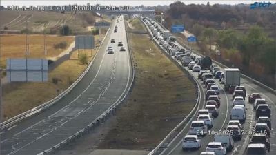 Atasco de 3 kilómetros en la A-5 dirección Navalcarnero