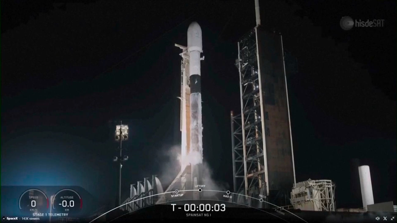 El satélite español SpainSat NG II despega con éxito: dará cobertura a la OTAN, la UE y las Fuerzas Armadas