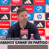 Xabi Alonso tras el clásico