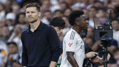 Xabi Alonso y el enfado de Vinícius al ser sustituido: "Lo hablaremos dentro del vestuario"