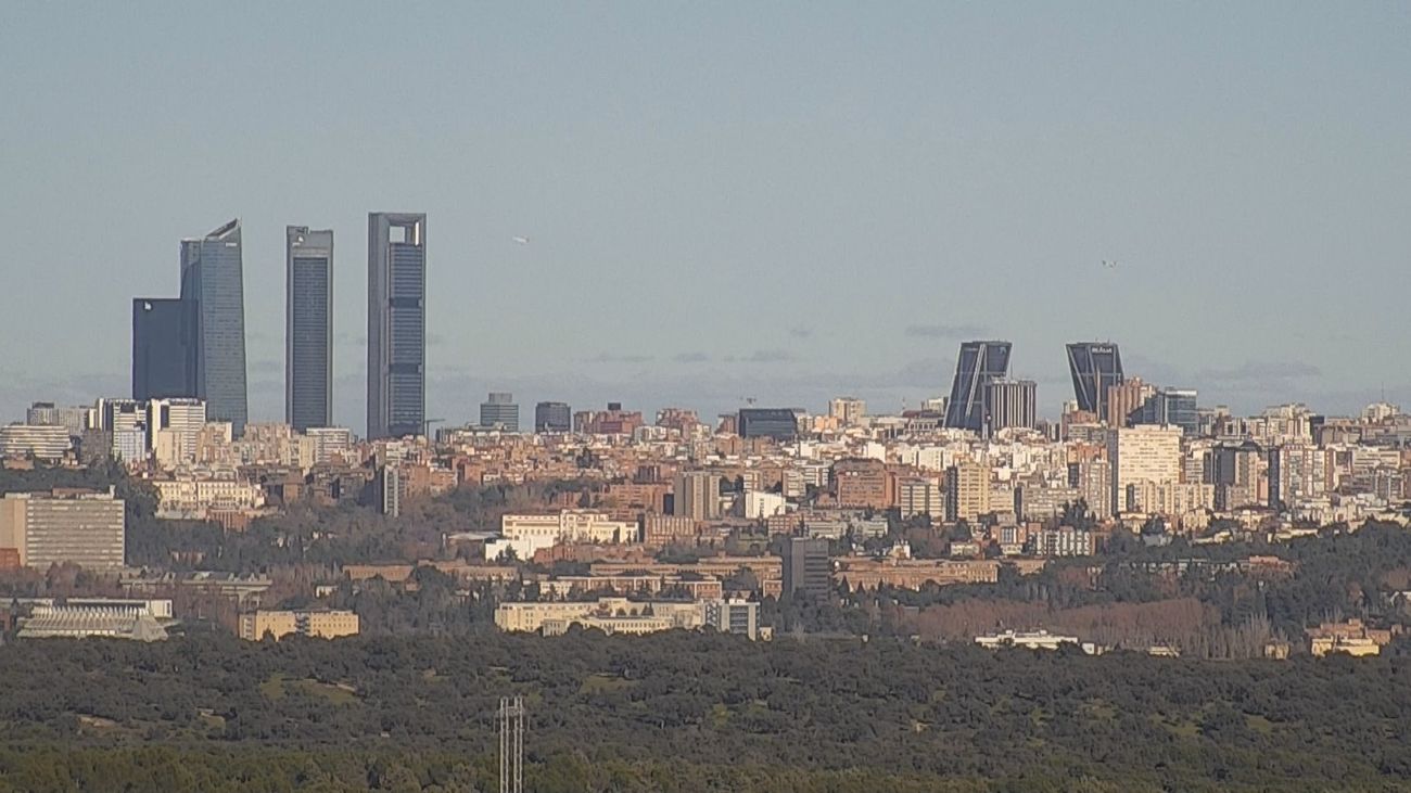 Sol y mínimas más bajas este lunes en Madrid