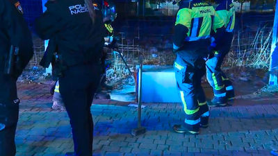 Misterioso hallazgo en Villaverde: hallan una caja fuerte en mitad de la acera en el polígono Marconi