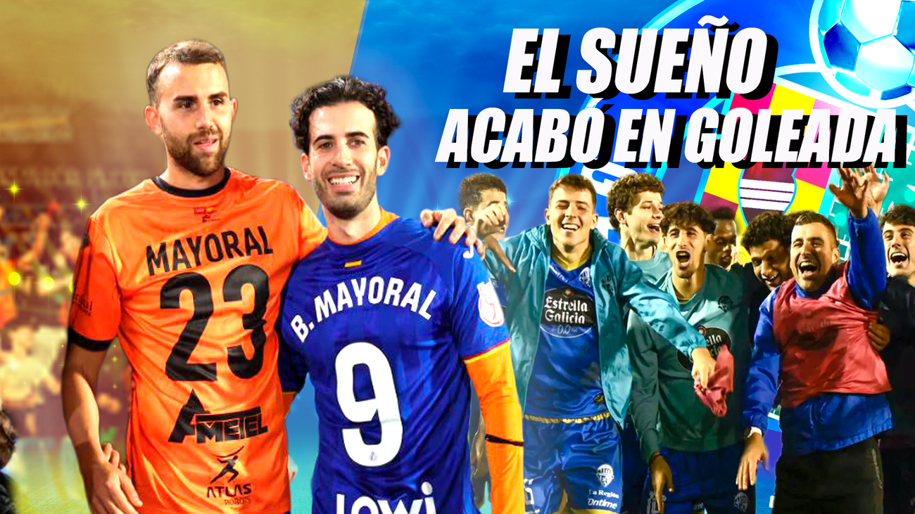 El abrazo de los Mayoral en un partido muy especial