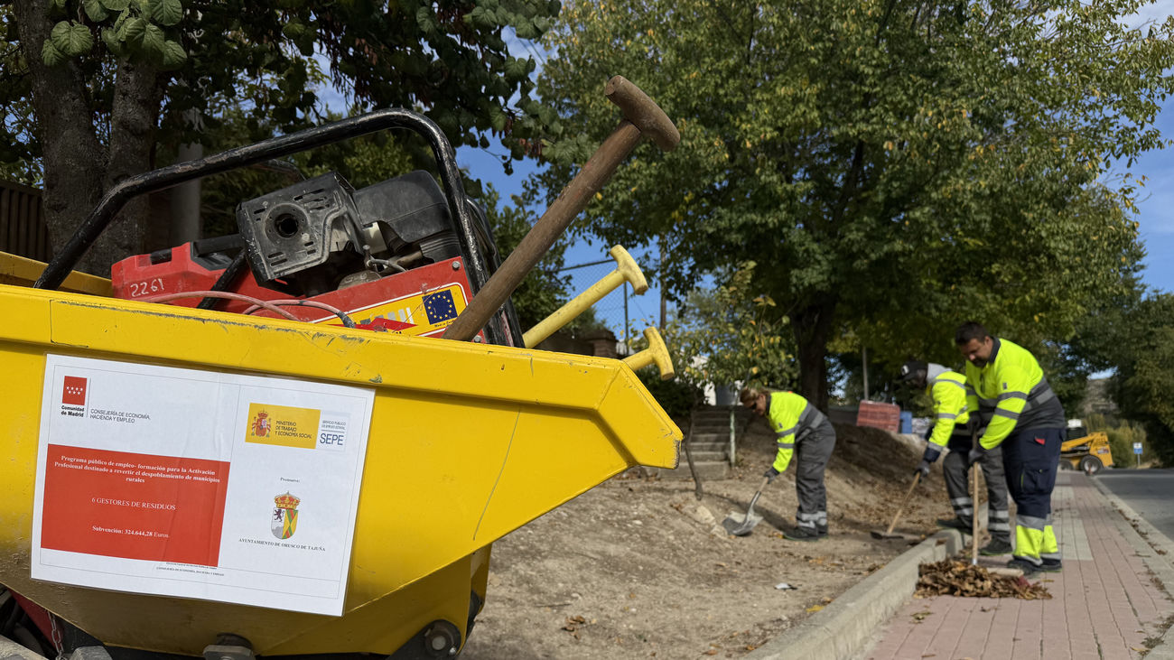 Orusco incorpora 16 personas en paro a sus servicios municipales