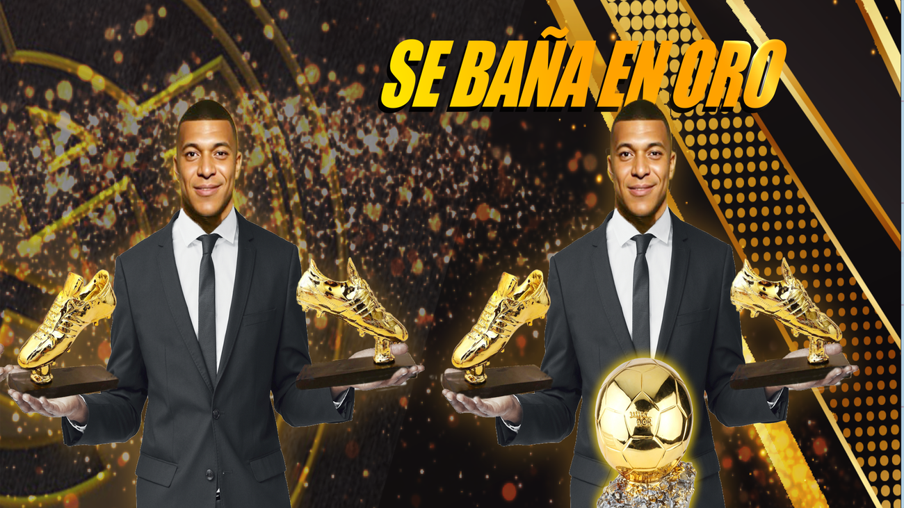 Mbappé recibirá en el Bernabéu la Bota de Oro 2024-25