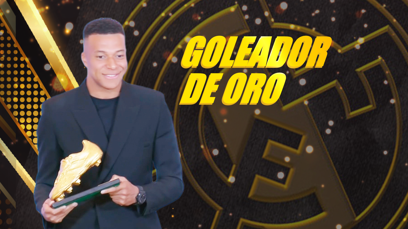 Mbappé recibe la Bota de Oro: "Es imposible ganar este premio sin el equipo"