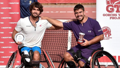 Dani Caverzaschi, subcampeón del Máster nacional de tenis en silla