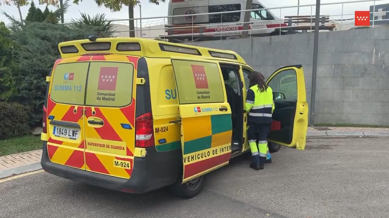 Dos trabajadores heridos con quemaduras tras una explosión en Coslada