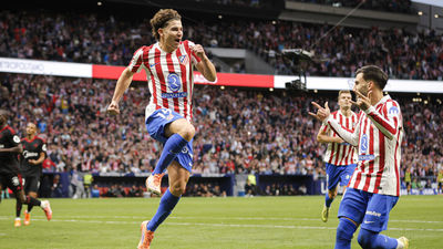 3-0. El Atlético se desata ante el Sevilla en una gran segunda parte
