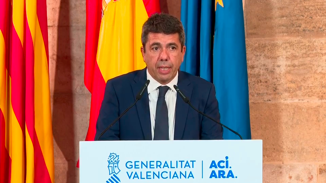 Mazón anuncia su dimisión como presidente de la Generalitat, sin convocar elecciones