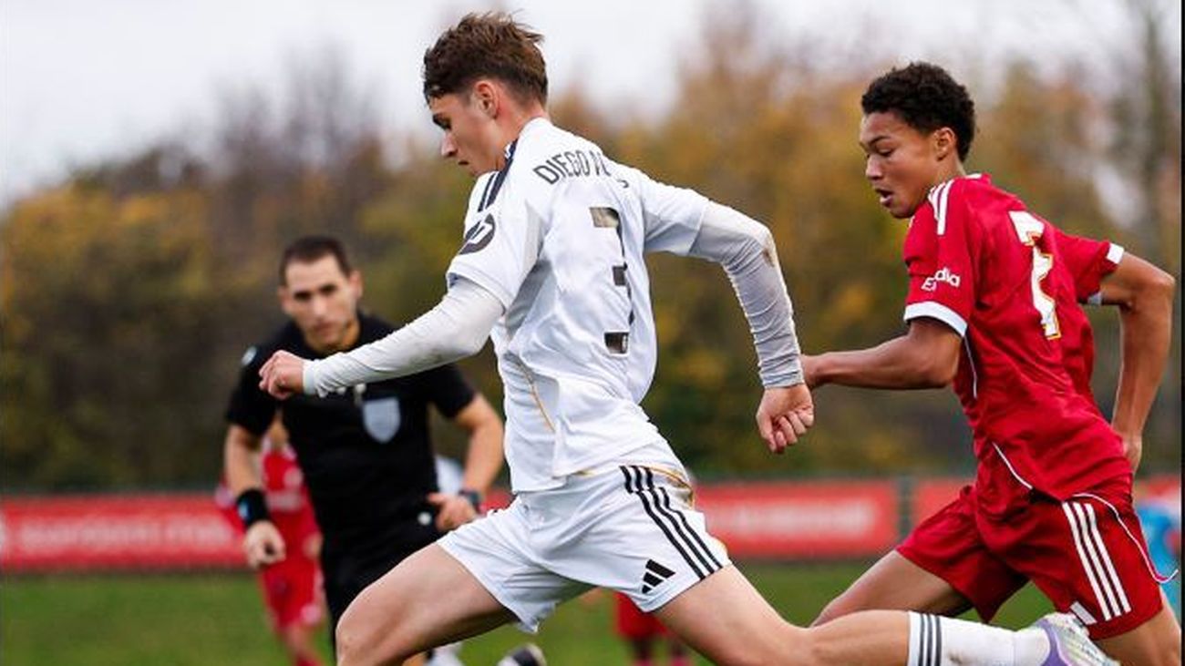 eal Madrid juvenil ante el Liverpool