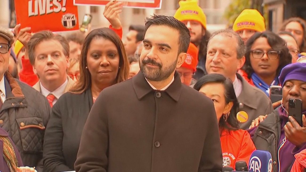 El candidato demócrata a la alcaldía de Nueva York, Zohran Mamdani, lidera las encuestas