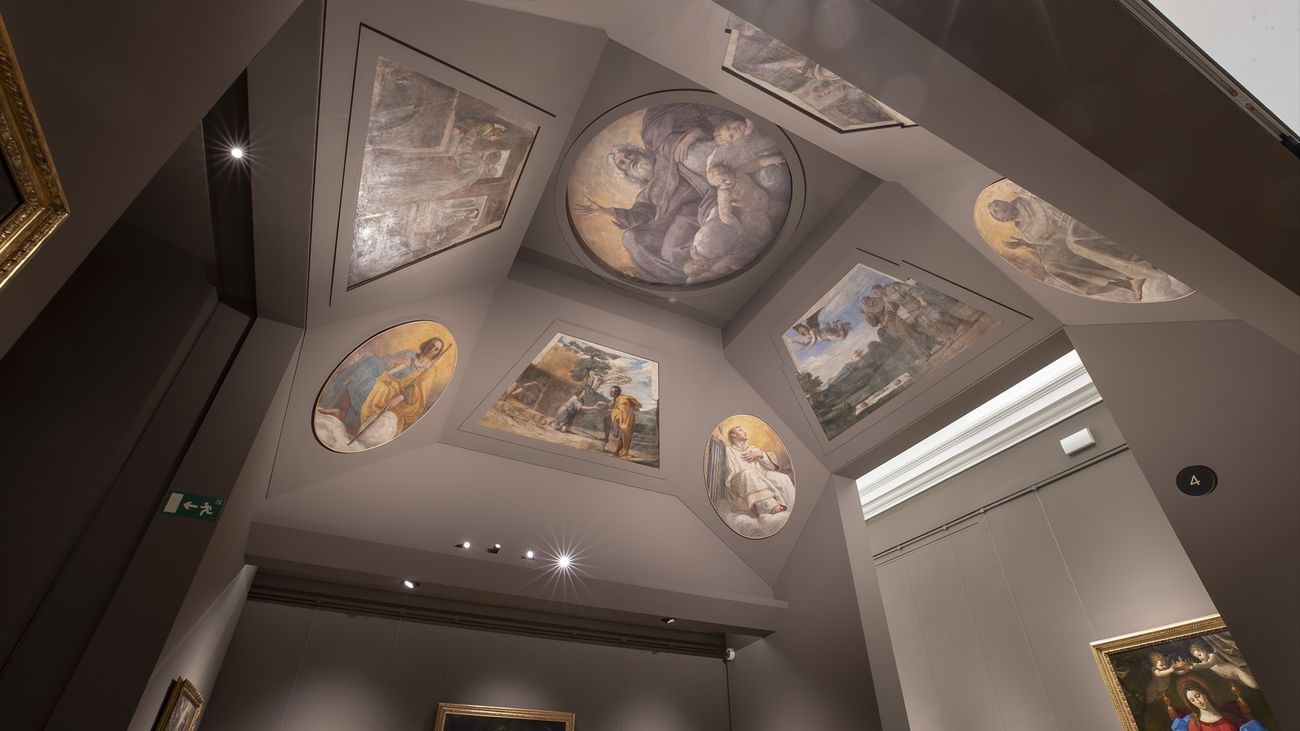 El Museo del Prado recrea la Capilla Herrera de Roma con los frescos de Annibale Carracci