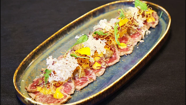 Kauna Lounge Sushi Bar-Beef carpaccio / TELEMADRID