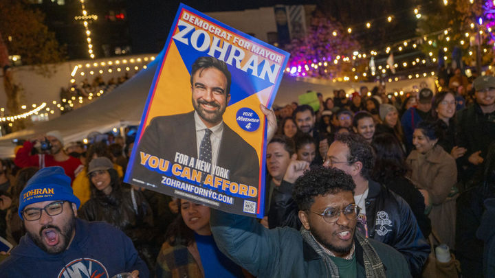 Seguidores de Zohran Mamdani / EFE