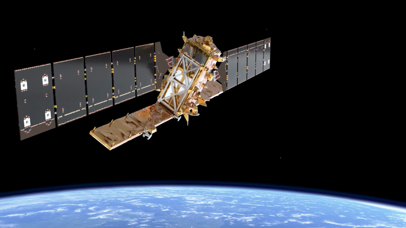 Satélite Sentinel 1 del programa Copernicus de la Agencia Europea del Espacio