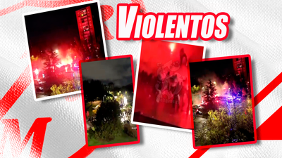 Noche de terror en Vallecas, los ultras la lían