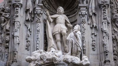 Finaliza la restauración de la puerta barroca del Museo de Historia de Madrid