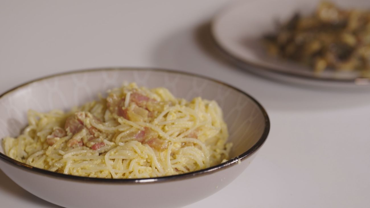 Sabor a Madrid: pasta carbonara en Gargantilla del Lozoya