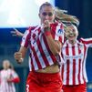 Andrea Medina cumple un sueño al jugar su partido 100 con el Atlético de Madrid