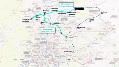 Grupos vecinales piden recuperar el trazado original de la L11 de Metro hasta Avenida de la Ilustración