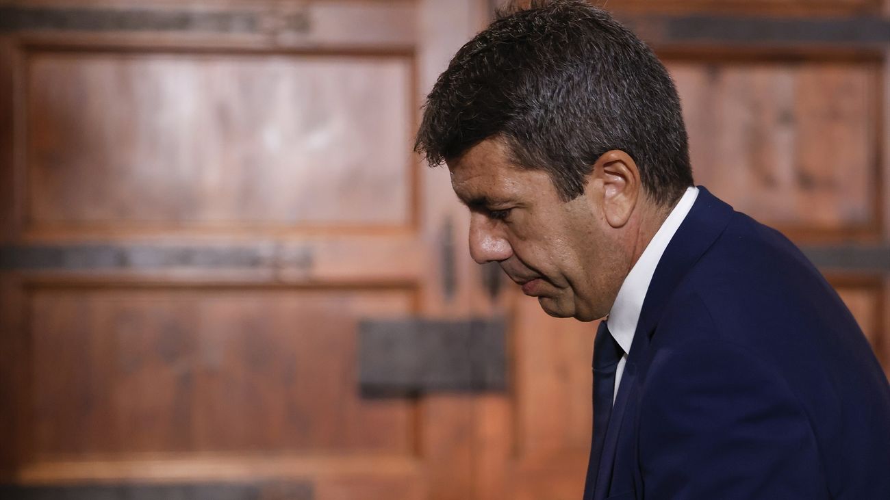 El BOE publica el cese a petición propia de Mazón como presidente de la Generalitat