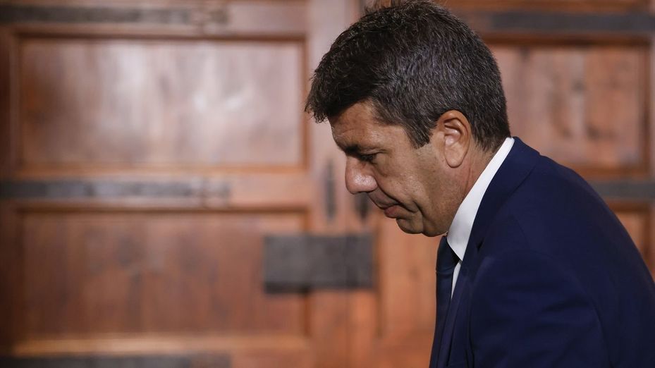 El BOE publica el cese a petición propia de Mazón como presidente de la Generalitat