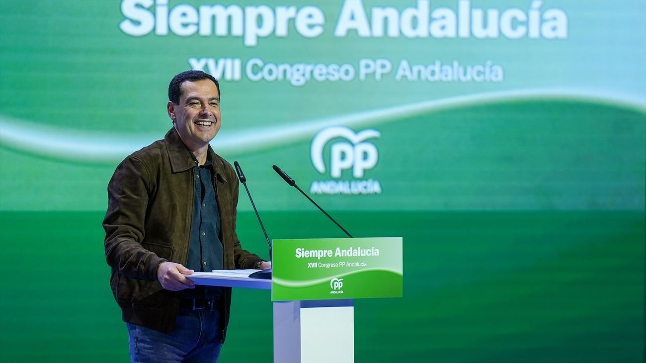 Moreno Bonilla, reelegido presidente del PP andaluz con el 99,95% de los votos