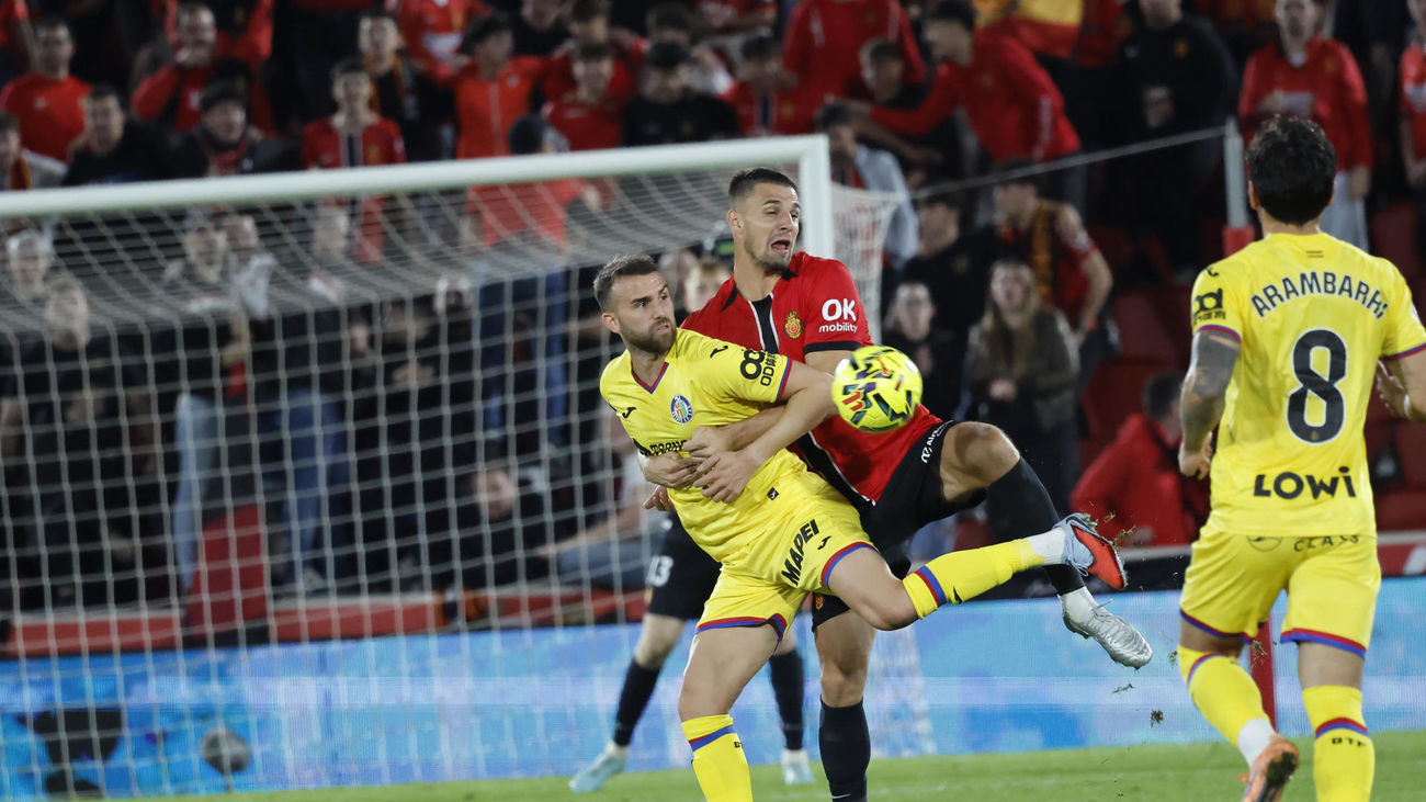 1-0. El Getafe corta en Mallorca su racha positiva