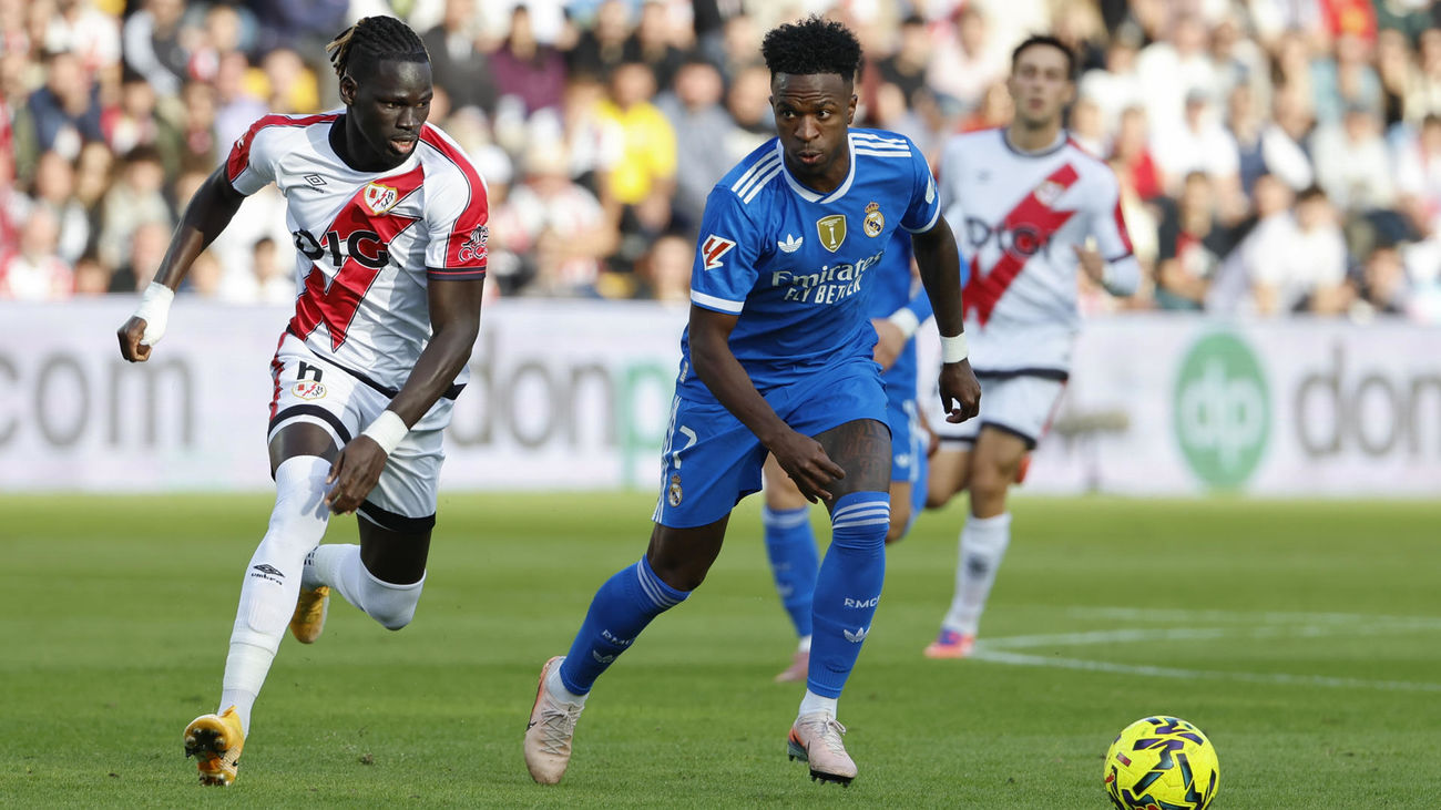 Vinicius ante el Rayo Vallecano