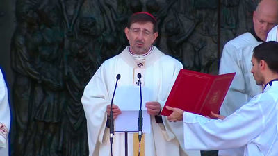 El arzobispo de Madrid llama a "desarmar palabras" y reconstruir la convivencia en el Día de la Almudena