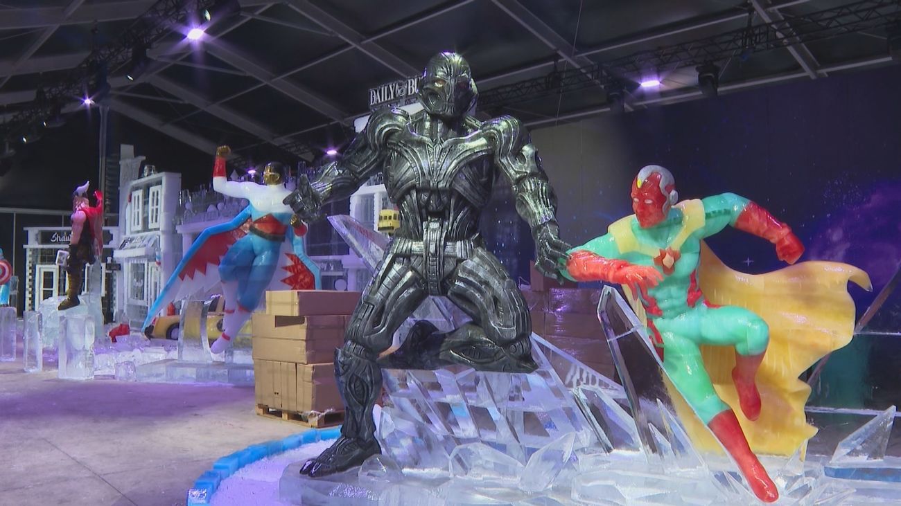 Los mejores escultores de hielo del mundo se dan cita en Torrejón de Ardoz en el Ice Festival