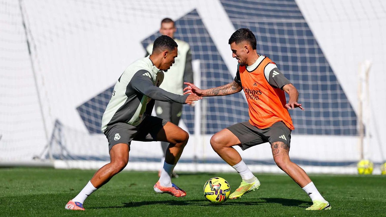 Real Madrid, entrenamiento en familia
