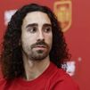 Cucurella: "Lamine quería estar, pero lo importante es que se recupere bien"
