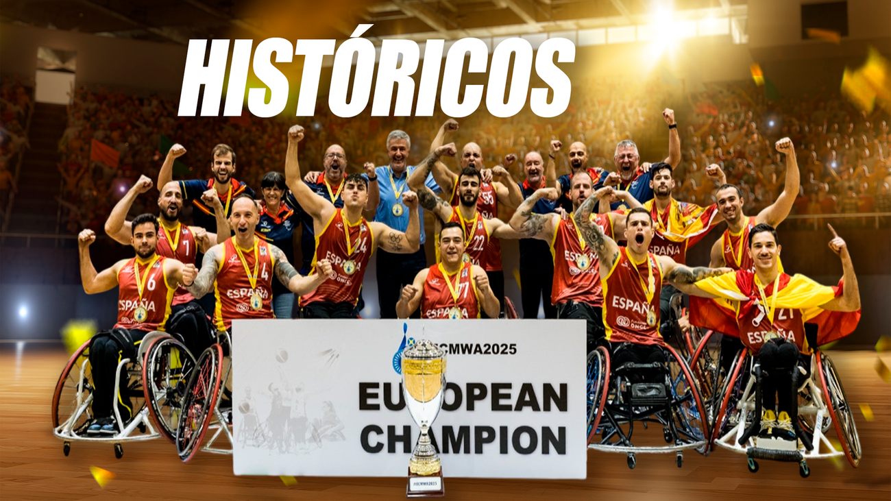 Alex Ruiz, campeón de Europa con España en baloncesto en silla de ruedas