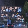 Primeras pruebas de las luces de Navidad de Gran Vía y Chueca