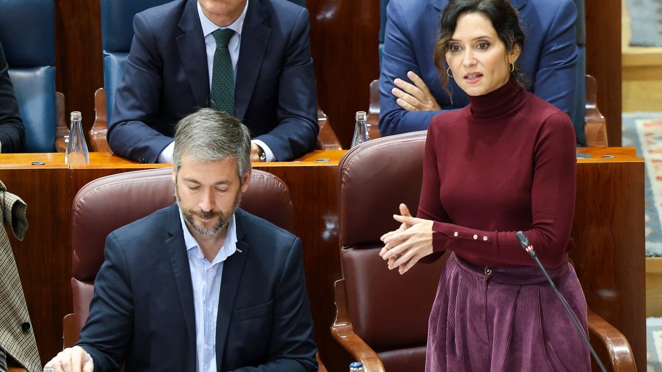 Ayuso asegura que Sánchez es "un inquiokupa" que "no tiene presupuestos ni palabra"