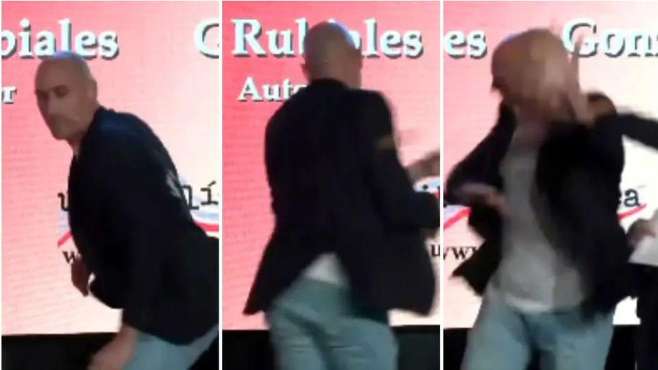 El tío de Rubiales, detenido por lanzar huevos a su sobrino en la presentación de su libro