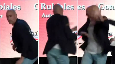 El tío de Rubiales, detenido por lanzar huevos a su sobrino en la presentación de su libro