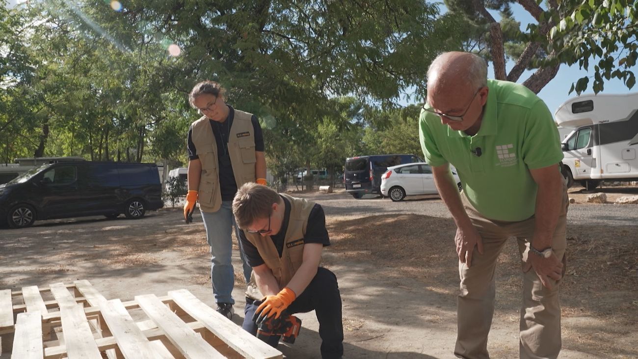 Eduardo, jubilado: “Nunca había trabajado con personas con síndrome de down y me ha gustado, lo volvería a hacer”