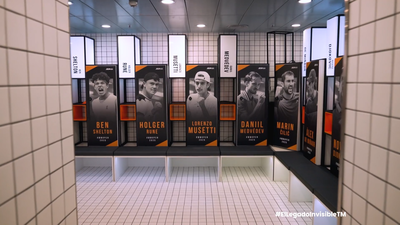 El vestuario de Caja Mágica: el lugar donde los jugadores de tenis preparan sus rituales