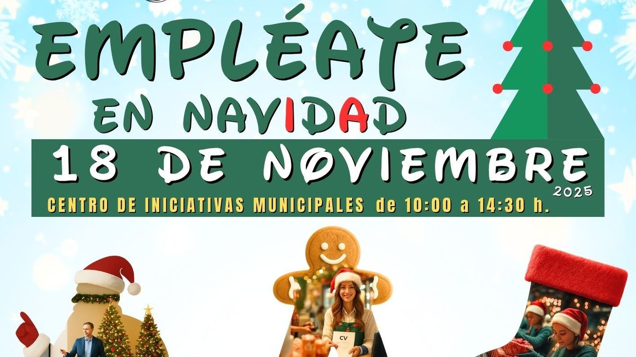 Collado Villalba celebra su quinta Feria Empléate en Navidad con más de 200 ofertas de trabajo