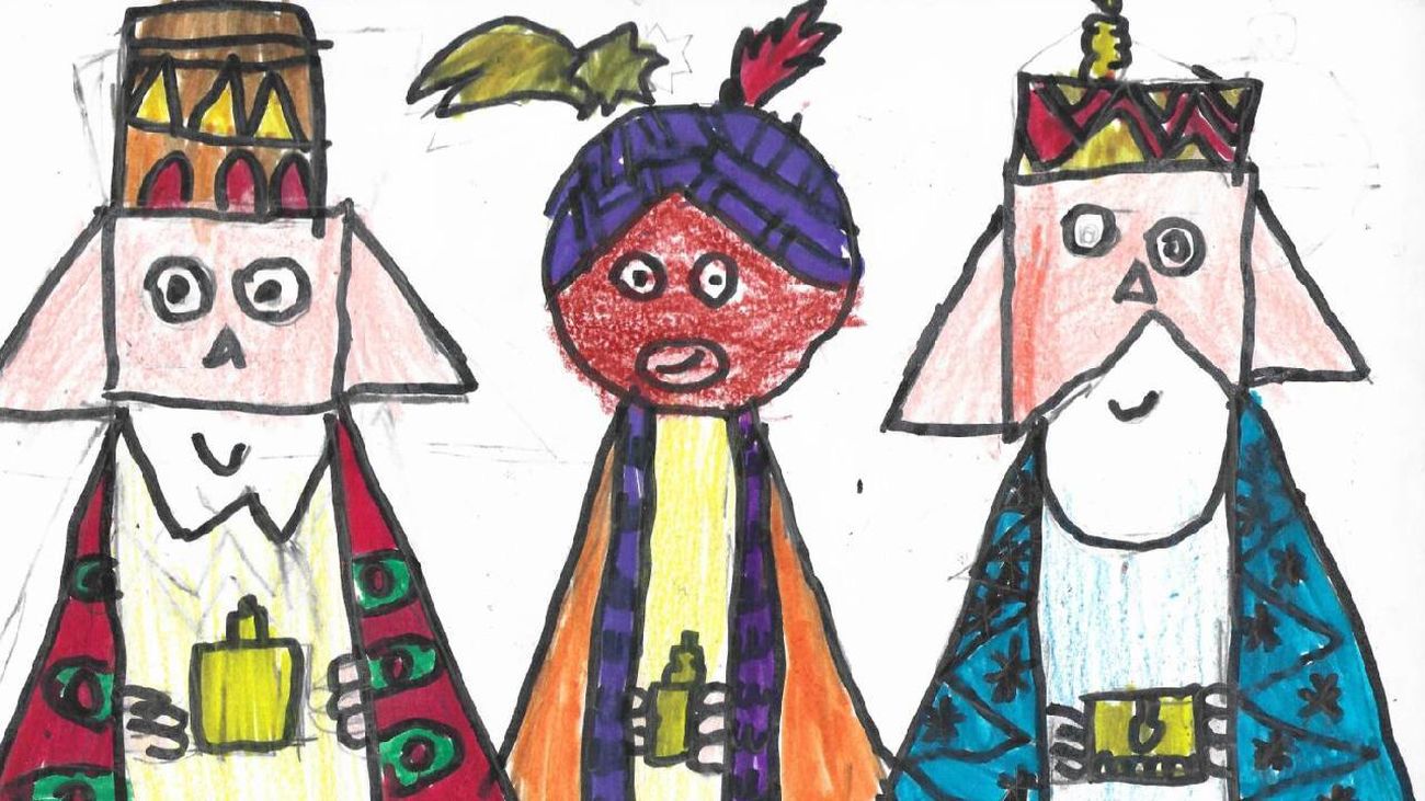 Ocho dibujos hechos por niños iluminarán la Navidad de Madrid