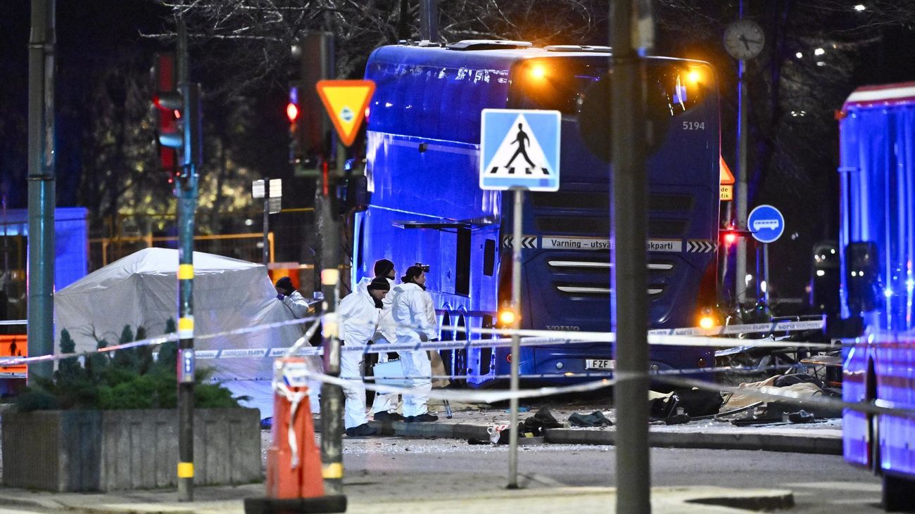 Varias personas muertas al ser arrolladas por un autobús en el centro de Estocolmo