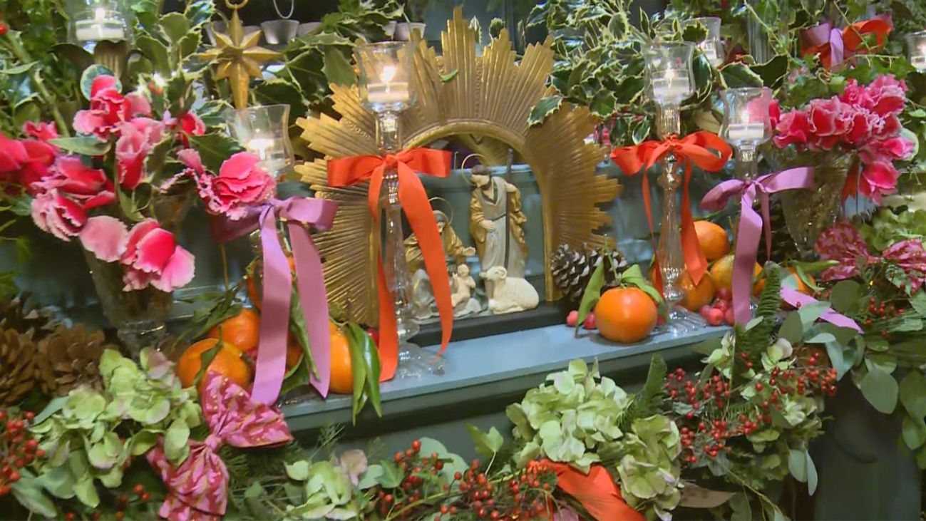 La floristería de Sally Hambleton en Chamartín se transforma para Navidad