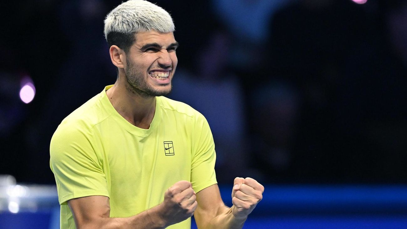 Alcaraz se cita con Sinner en la final de la Copa de Maestros tras ganar a Auger-Aliassime
