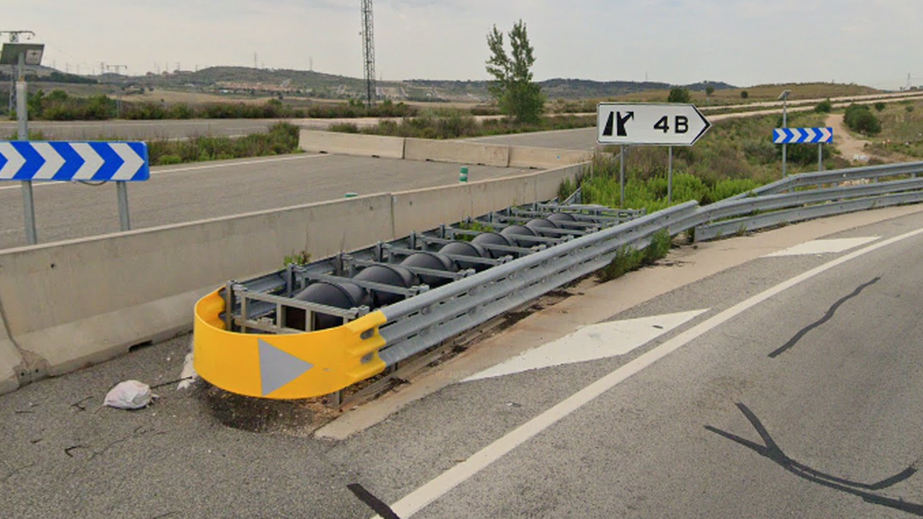 Tramo interrumpido de la M-205