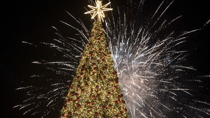 Encendido de luces navidad 2024 puerta del sol / EUROPA PRESS